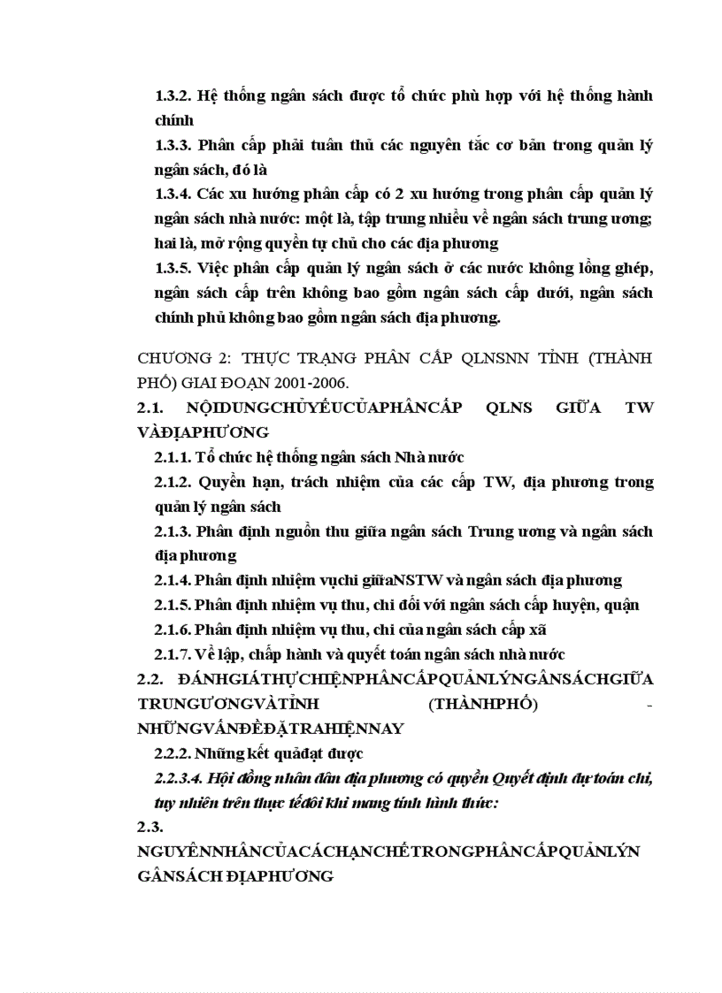 image for page Hoàn thiện chính sách quản lý ngân sách tỉnh thành phố trong điều kiện kinh tế thị trường ở Việt Nam
