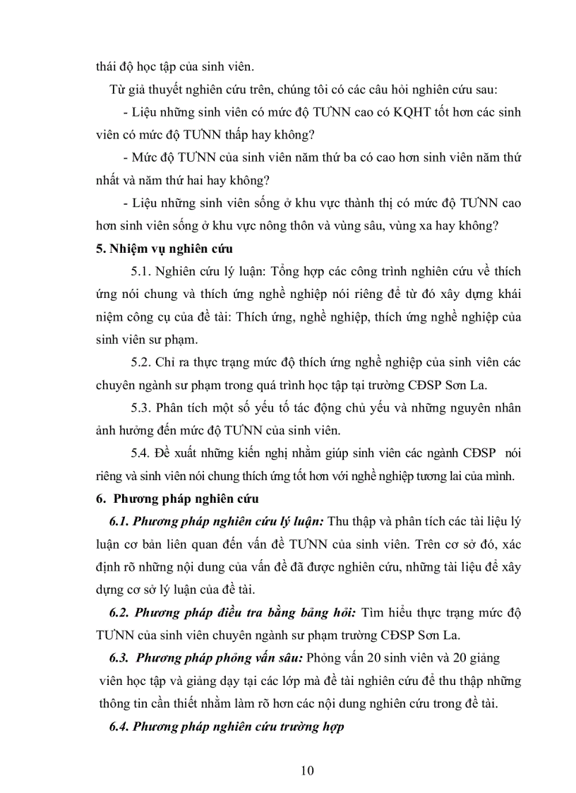 image for page Đánh giá mức độ thích ứng nghề nghiệp của sinh viên trường cao đẳng sư phạm sơn la