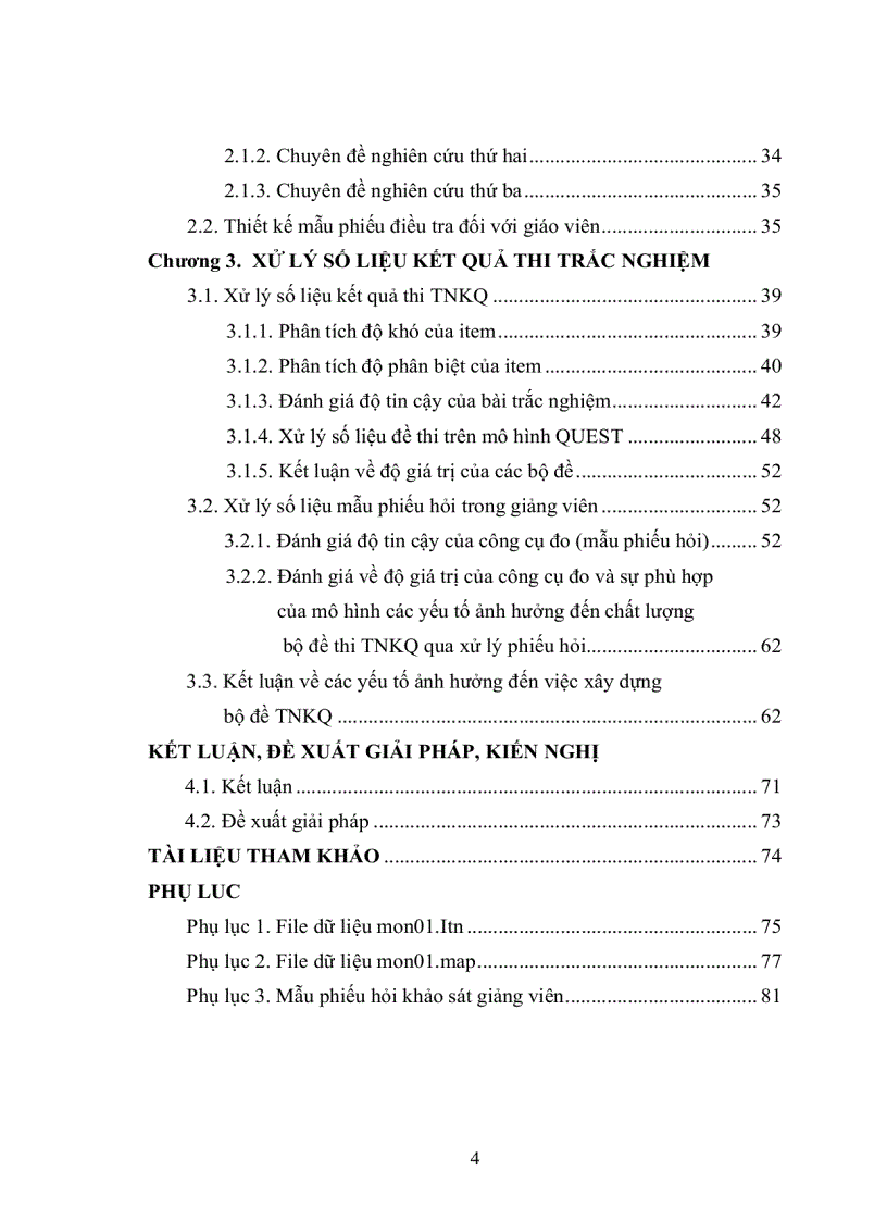 image for page Đánh giá các yếu tố ảnh hưởng đến chất lượng các bộ đề thi trắc nghiệm khách quan tại khoa CNTT ĐH Thái nguyên