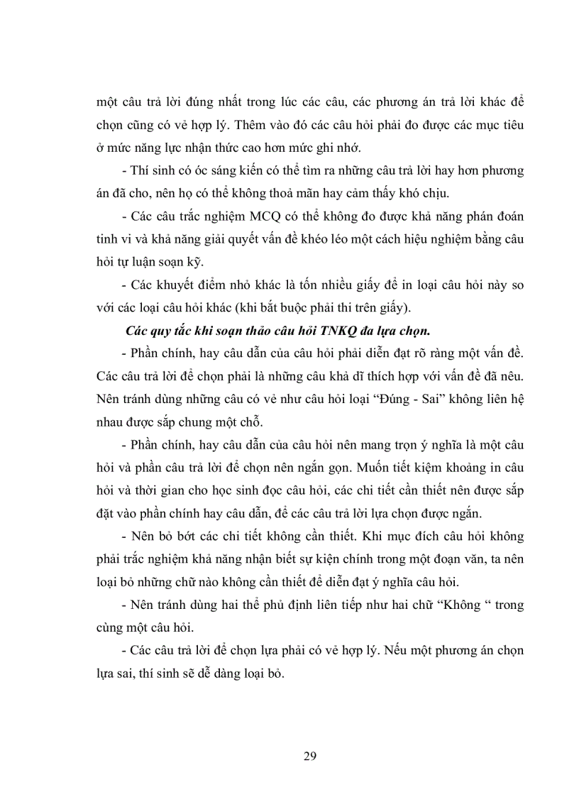 image for page Đánh giá các yếu tố ảnh hưởng đến chất lượng các bộ đề thi trắc nghiệm khách quan tại khoa CNTT ĐH Thái nguyên