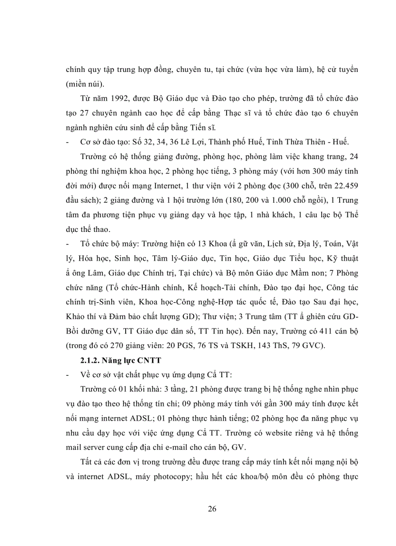 image for page Năng lực ứng dụng CNTT trong hoạt động dạy học của giảng viên trường ĐHSP ĐH huế