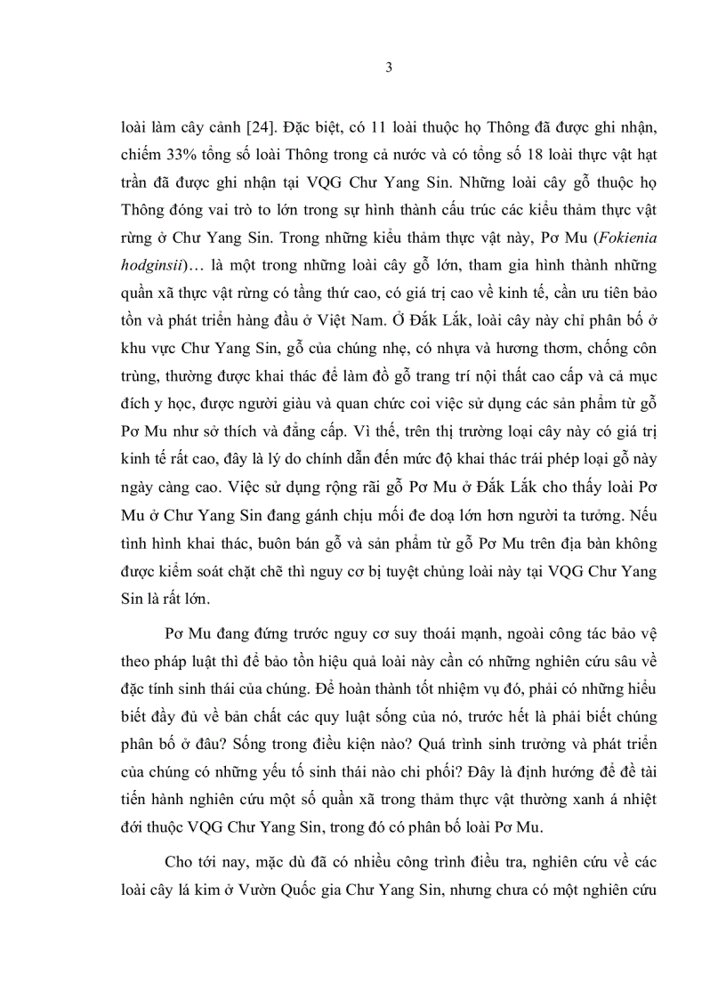 image for page Xác định các nhân tố sinh thái ảnh hưởng đến phân bố tái sinh tự nhiên loài Pơ mu tại vườn quốc gia Chưyangsin tỉnh Đắc lắc