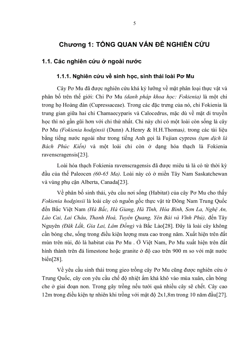 image for page Xác định các nhân tố sinh thái ảnh hưởng đến phân bố tái sinh tự nhiên loài Pơ mu tại vườn quốc gia Chưyangsin tỉnh Đắc lắc