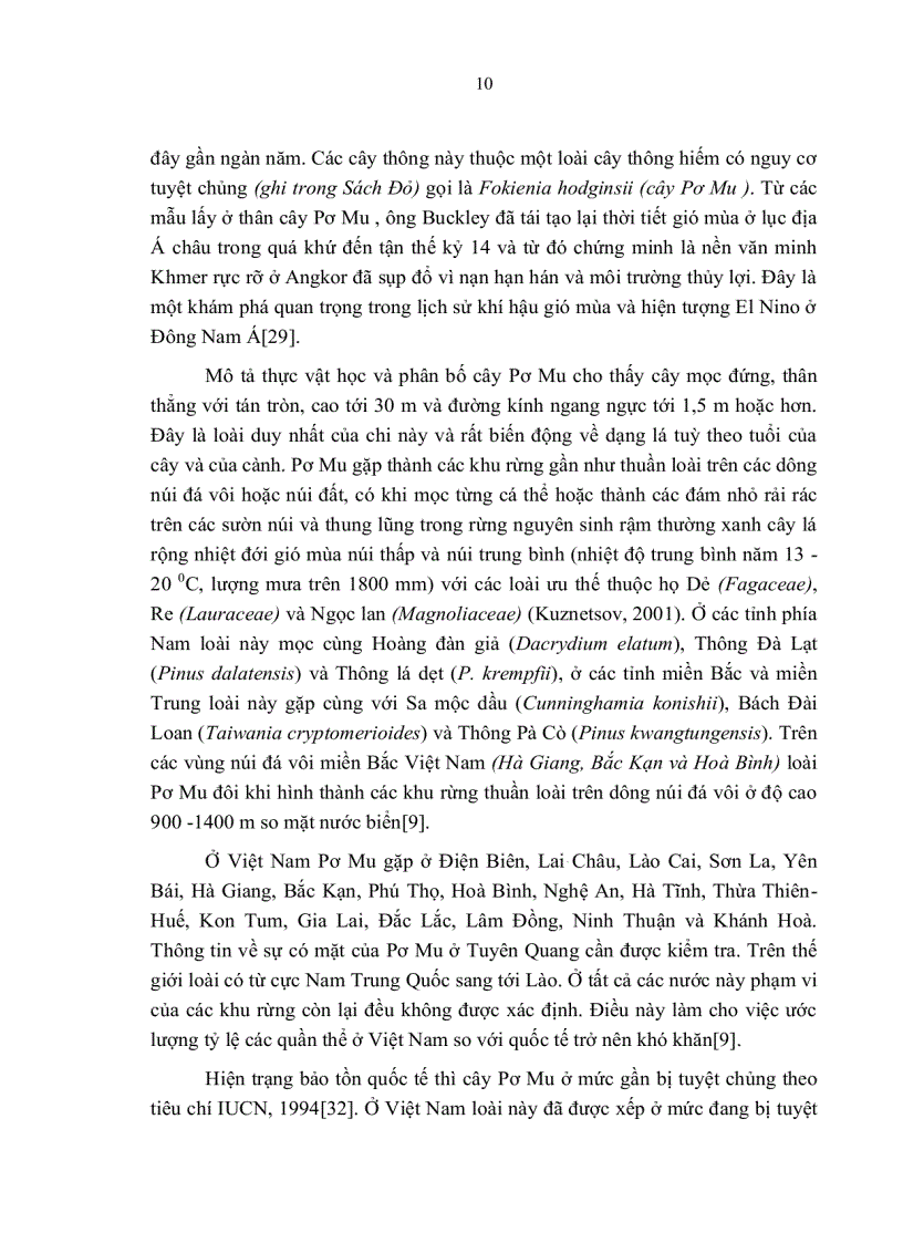 image for page Xác định các nhân tố sinh thái ảnh hưởng đến phân bố tái sinh tự nhiên loài Pơ mu tại vườn quốc gia Chưyangsin tỉnh Đắc lắc