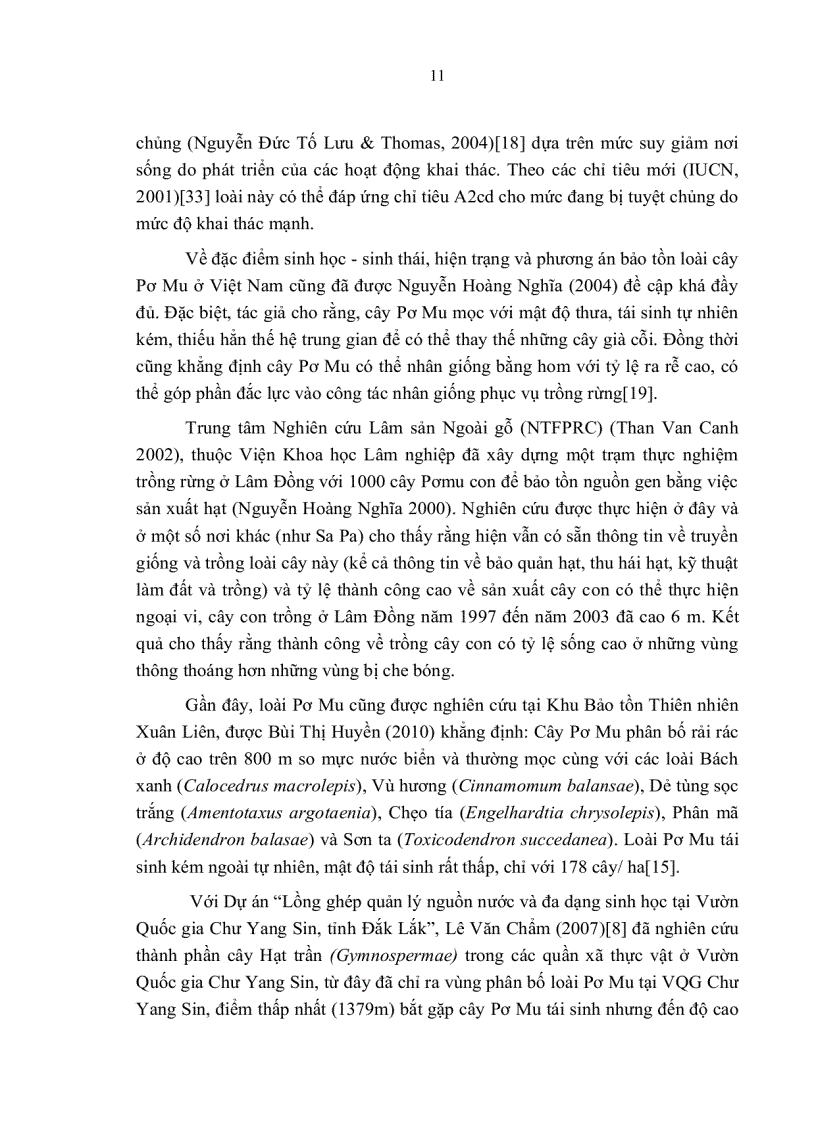 image for page Xác định các nhân tố sinh thái ảnh hưởng đến phân bố tái sinh tự nhiên loài Pơ mu tại vườn quốc gia Chưyangsin tỉnh Đắc lắc