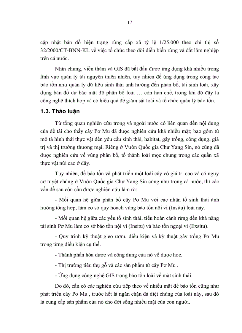image for page Xác định các nhân tố sinh thái ảnh hưởng đến phân bố tái sinh tự nhiên loài Pơ mu tại vườn quốc gia Chưyangsin tỉnh Đắc lắc