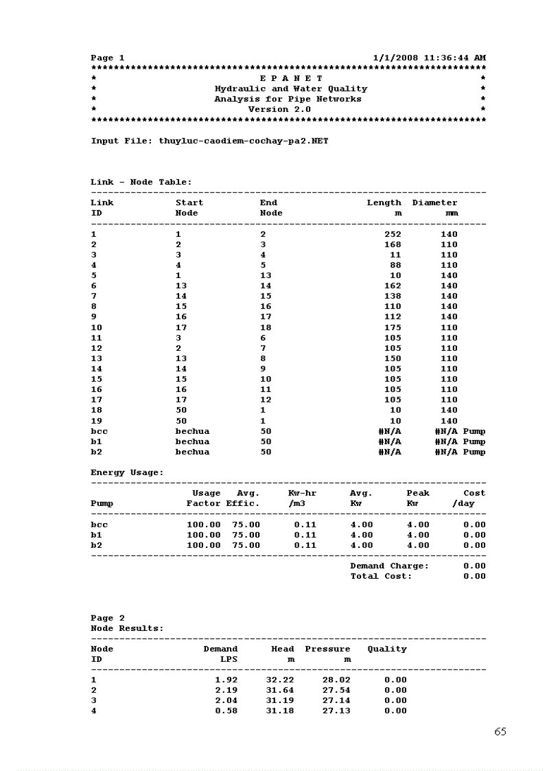 image for page Tính toán thiết kế trạm xử lý nước ngầm