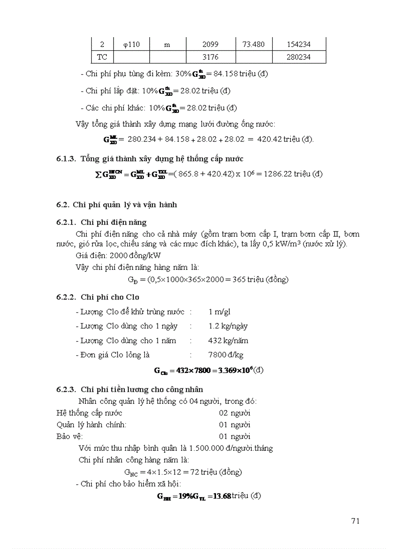 image for page Tính toán thiết kế trạm xử lý nước ngầm
