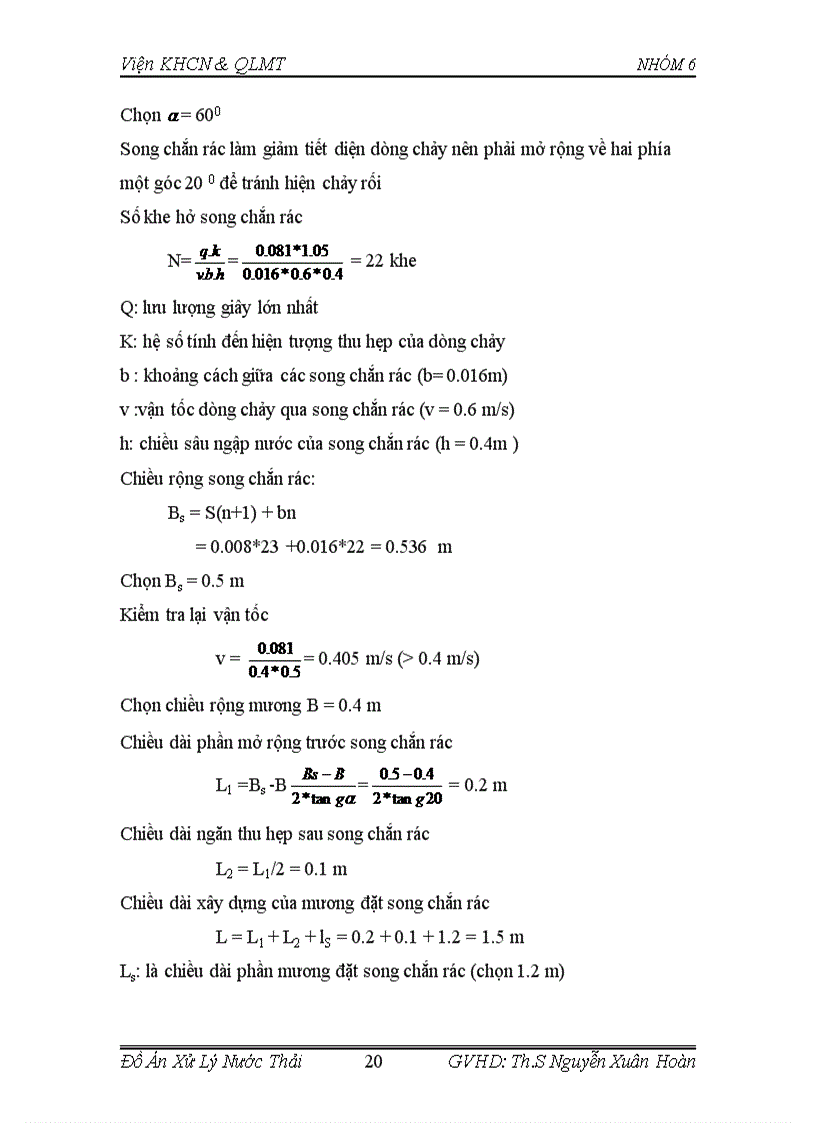 image for page Tính toán thiết kế hệ thống xử lý nước thải công nghiệp sản xuất Giấy Bột Giấy công suất 7000m3 ngày đêm