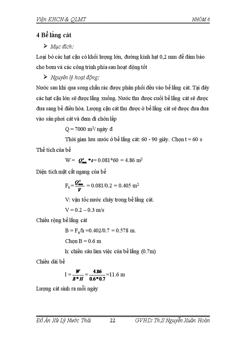 image for page Tính toán thiết kế hệ thống xử lý nước thải công nghiệp sản xuất Giấy Bột Giấy công suất 7000m3 ngày đêm