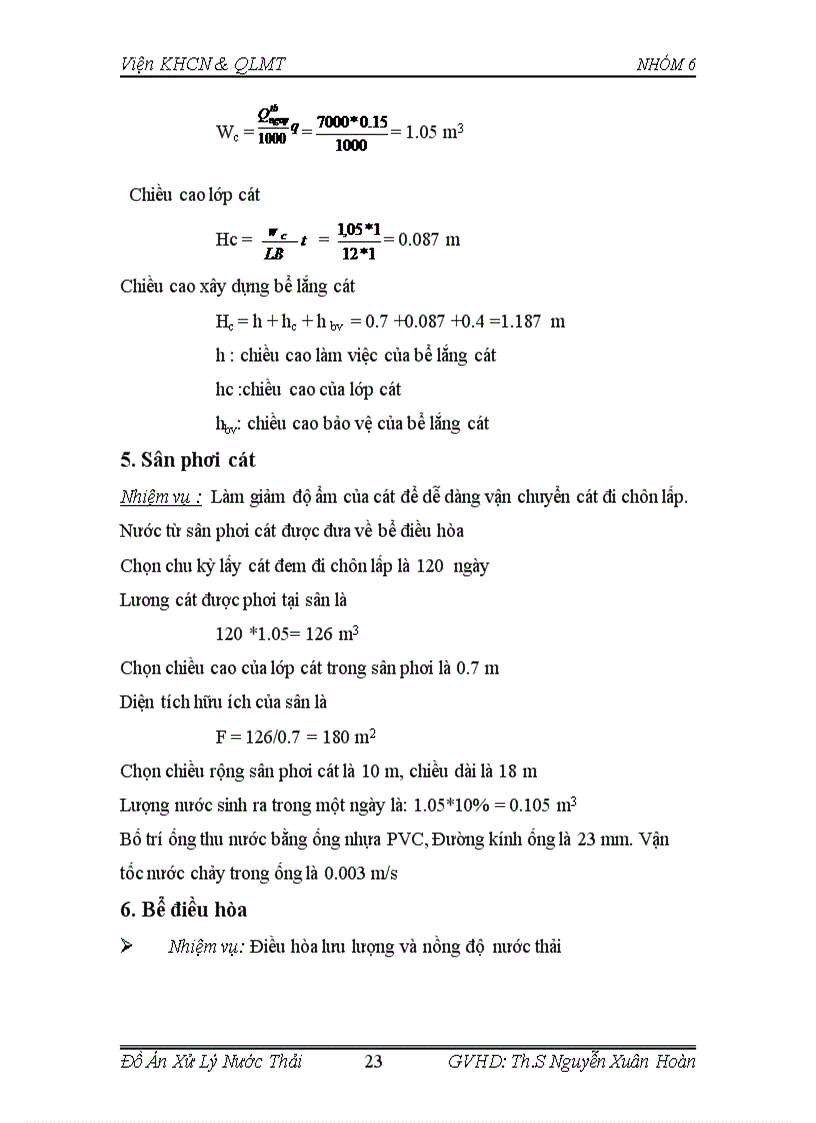 image for page Tính toán thiết kế hệ thống xử lý nước thải công nghiệp sản xuất Giấy Bột Giấy công suất 7000m3 ngày đêm