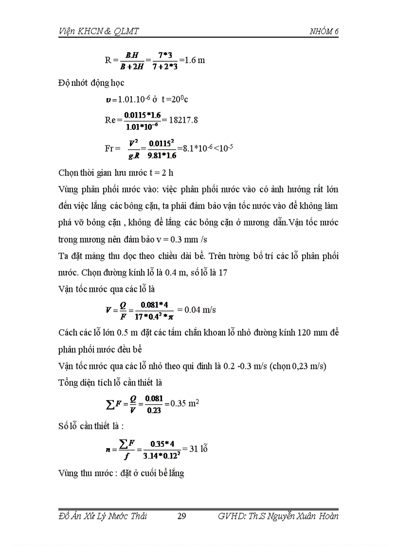 image for page Tính toán thiết kế hệ thống xử lý nước thải công nghiệp sản xuất Giấy Bột Giấy công suất 7000m3 ngày đêm