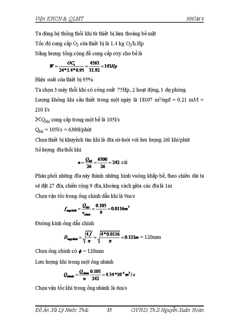 image for page Tính toán thiết kế hệ thống xử lý nước thải công nghiệp sản xuất Giấy Bột Giấy công suất 7000m3 ngày đêm