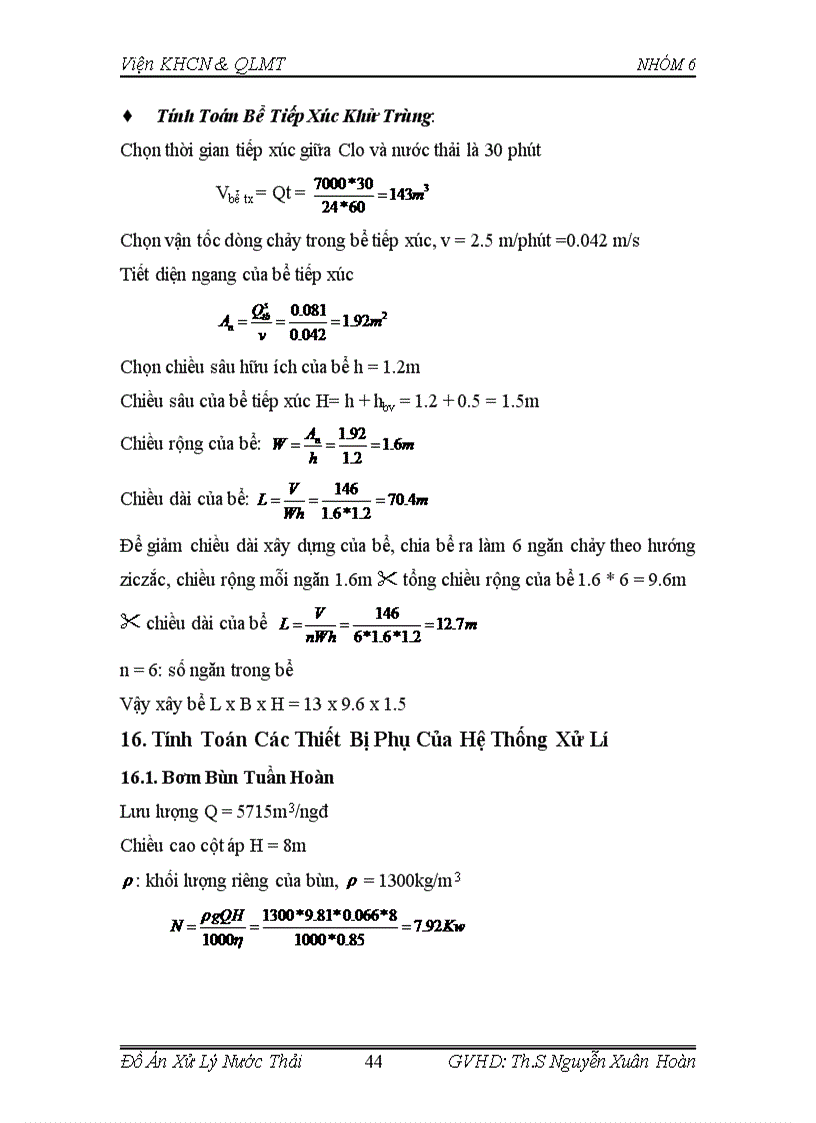image for page Tính toán thiết kế hệ thống xử lý nước thải công nghiệp sản xuất Giấy Bột Giấy công suất 7000m3 ngày đêm