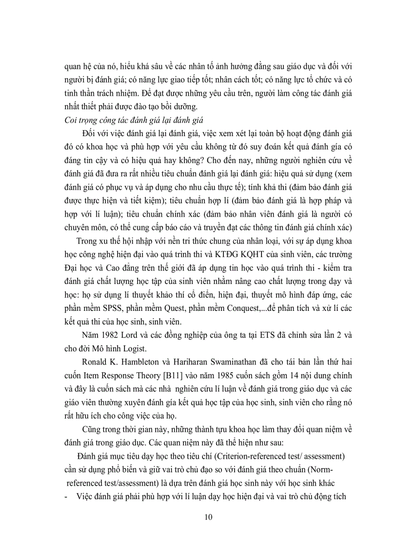 image for page Nghiên cứu thực trạng việc đánh giá kết quả học tập của sinh viên trường CĐSP trung ương