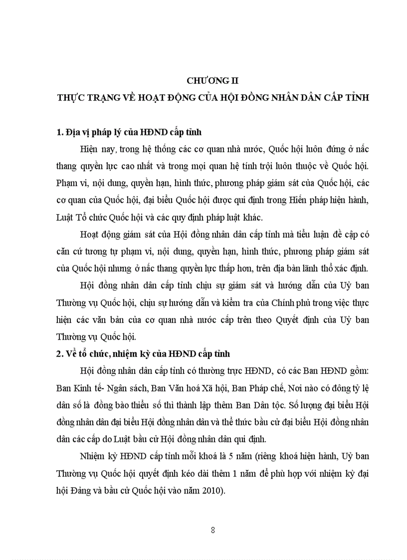image for page Kiểm soát đối với hoạt động của cơ quan hành chính cùng cấp thông qua hoạt động giám sát của Hội đồng nhân dân cấp tỉnh