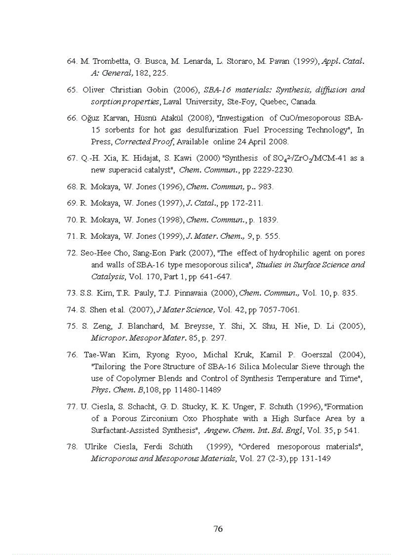 image for page Nghiên cứu đặc trưng của các xúc tác chứa Pt trên các vật liệu SZ SBA 16 và Al SBA 16 0 35 và hoạt tính của Pt Al SBA 16 0 35 trong phản ứng thơm hóa