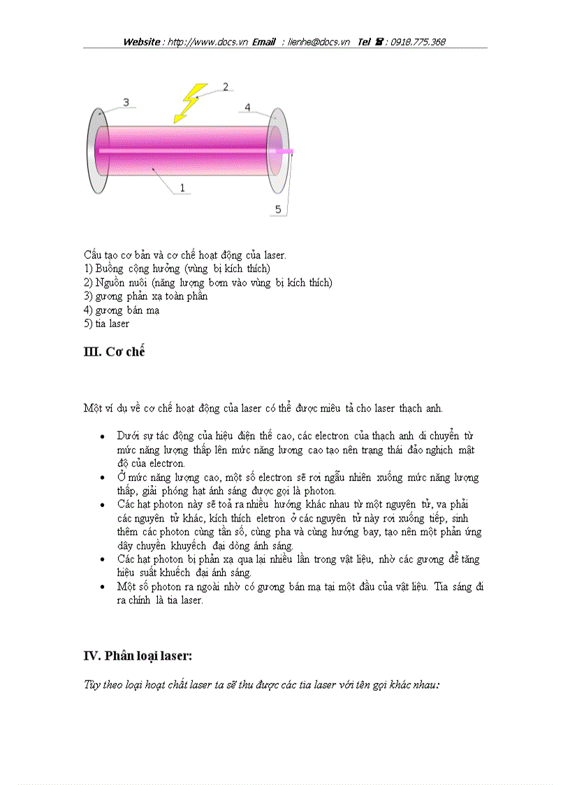 image for page Lazer nguyên lý và ứng dụng