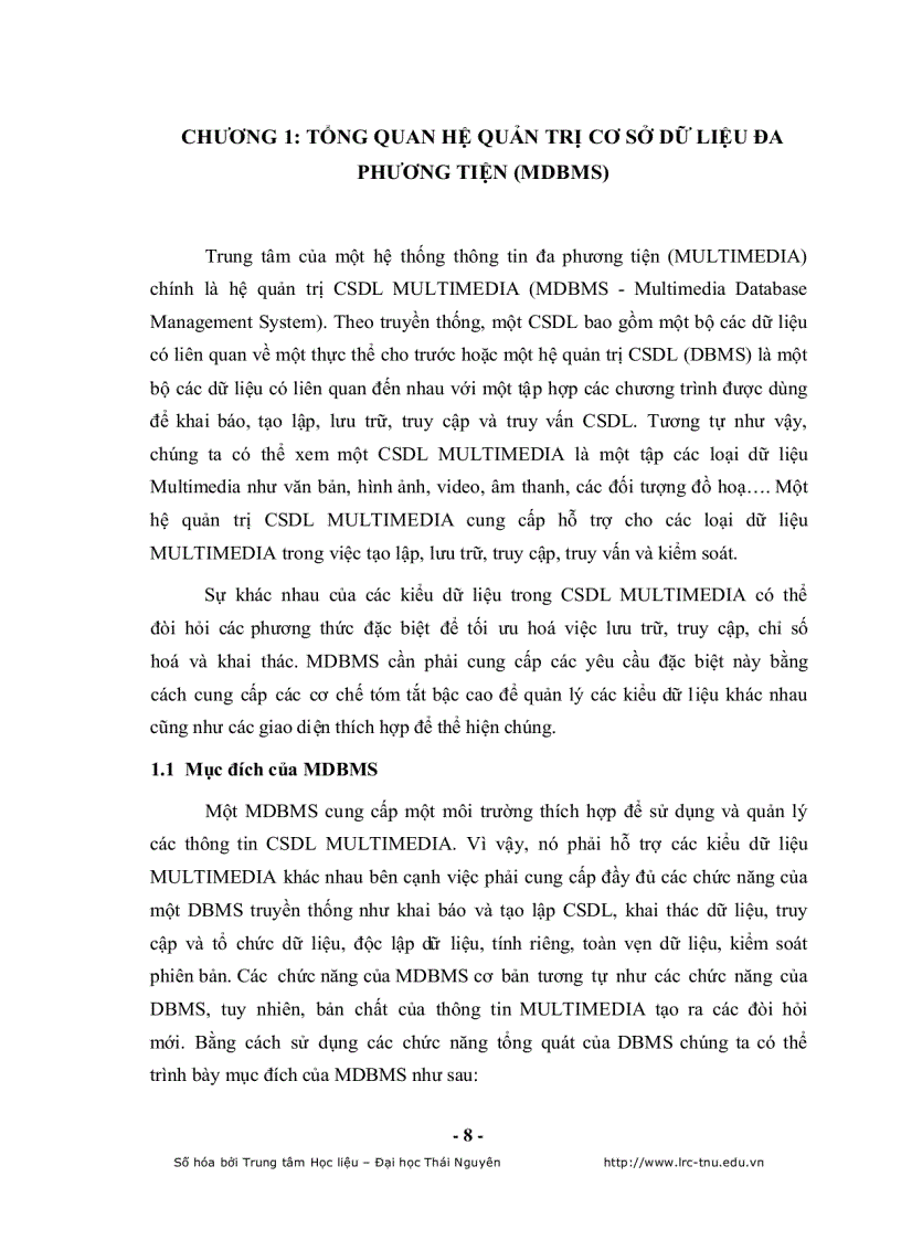 image for page Tìm kiếm văn bản theo nội dung trong cơ sở dữ liệu đa phương tiện