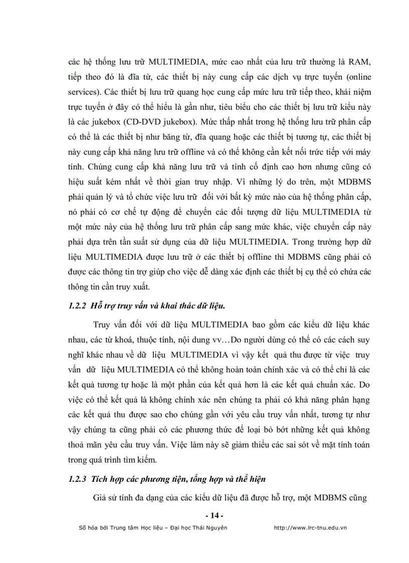 image for page Tìm kiếm văn bản theo nội dung trong cơ sở dữ liệu đa phương tiện