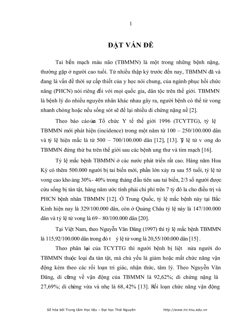 image for page Đánh giá kết quả phục hồi chức năng vận động của bệnh nhân tai biến mạch máu não tại bệnh viện điều dưỡng PHCN tỉnh Thái Nguyên