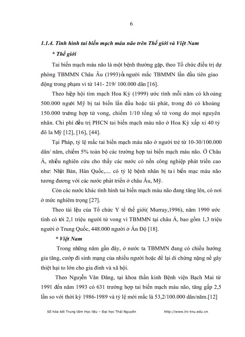 image for page Đánh giá kết quả phục hồi chức năng vận động của bệnh nhân tai biến mạch máu não tại bệnh viện điều dưỡng PHCN tỉnh Thái Nguyên