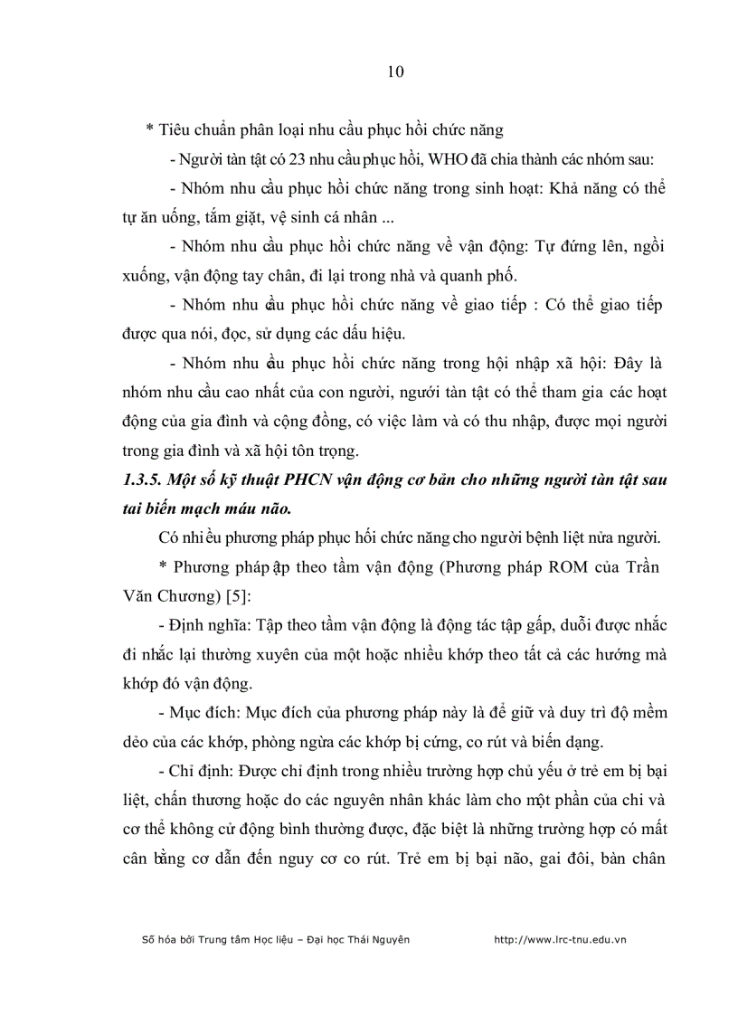 image for page Đánh giá kết quả phục hồi chức năng vận động của bệnh nhân tai biến mạch máu não tại bệnh viện điều dưỡng PHCN tỉnh Thái Nguyên