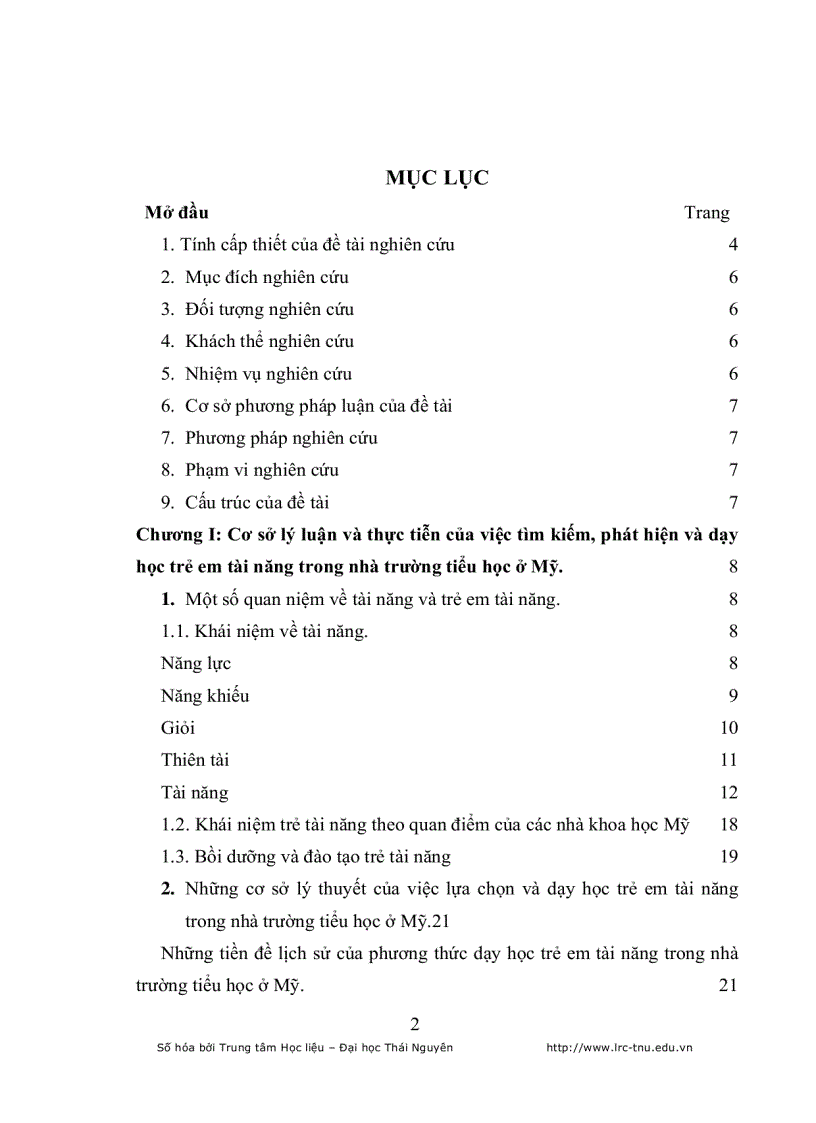 image for page Đặc điểm quá trình dạy học trẻ em tài năng trong nhà trường tiểu học ở Mỹ và xu hướng vận dụng vào Việt Nam