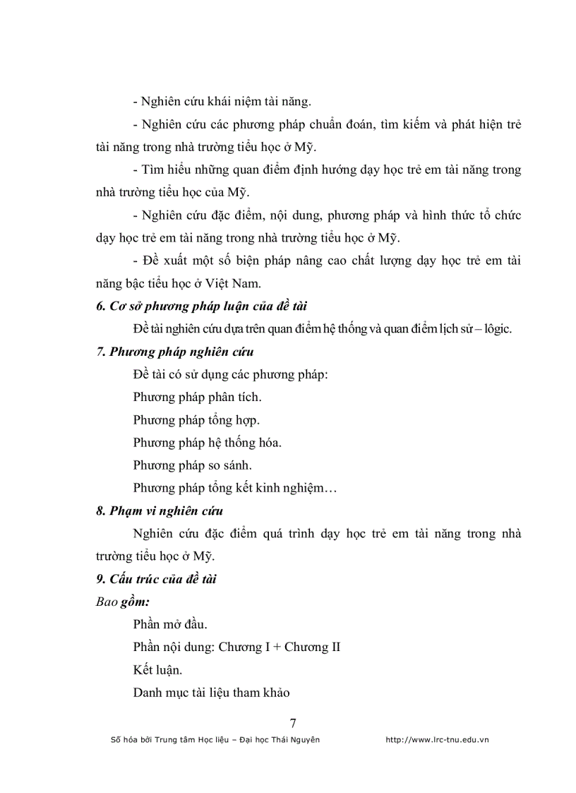 image for page Đặc điểm quá trình dạy học trẻ em tài năng trong nhà trường tiểu học ở Mỹ và xu hướng vận dụng vào Việt Nam