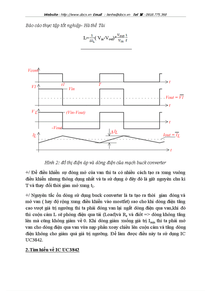 image for page Thiết kế nguồn DC DC ổn dòng có điện áp đầu vào 24 V DC đầu ra có dòng điện I 350 mA P 7 W