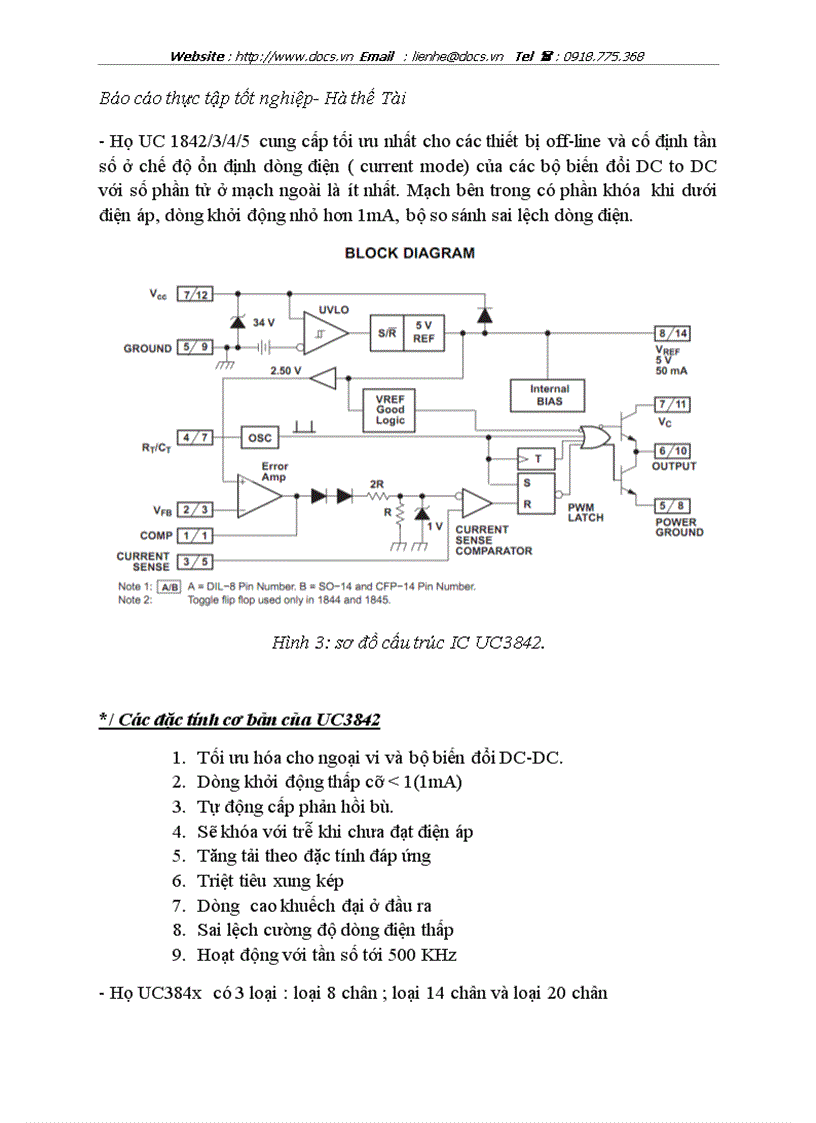 image for page Thiết kế nguồn DC DC ổn dòng có điện áp đầu vào 24 V DC đầu ra có dòng điện I 350 mA P 7 W