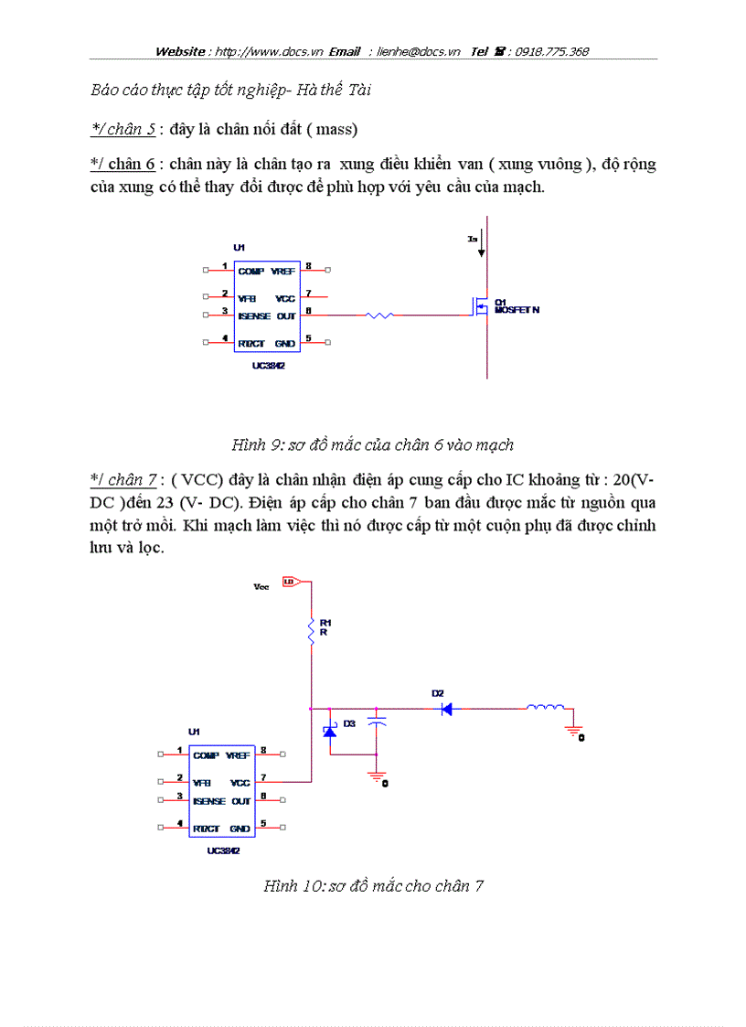 image for page Thiết kế nguồn DC DC ổn dòng có điện áp đầu vào 24 V DC đầu ra có dòng điện I 350 mA P 7 W