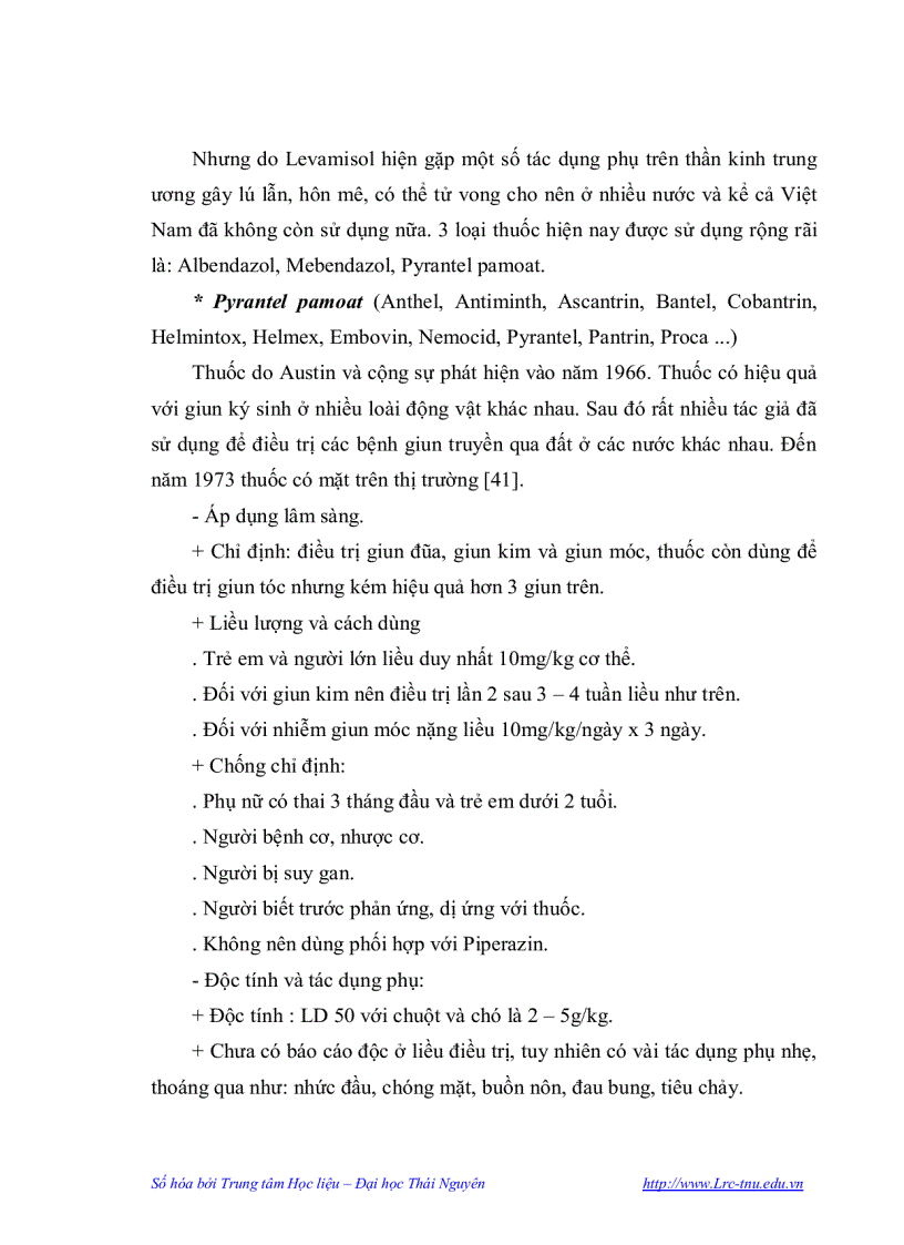 image for page Nghiên cứu thực trạng nhiễm giun truyền qua đất ở học sinh hai trường mầm non tại Thái Nguyên và kết quả tẩy giun bằng thuốc Albendazol