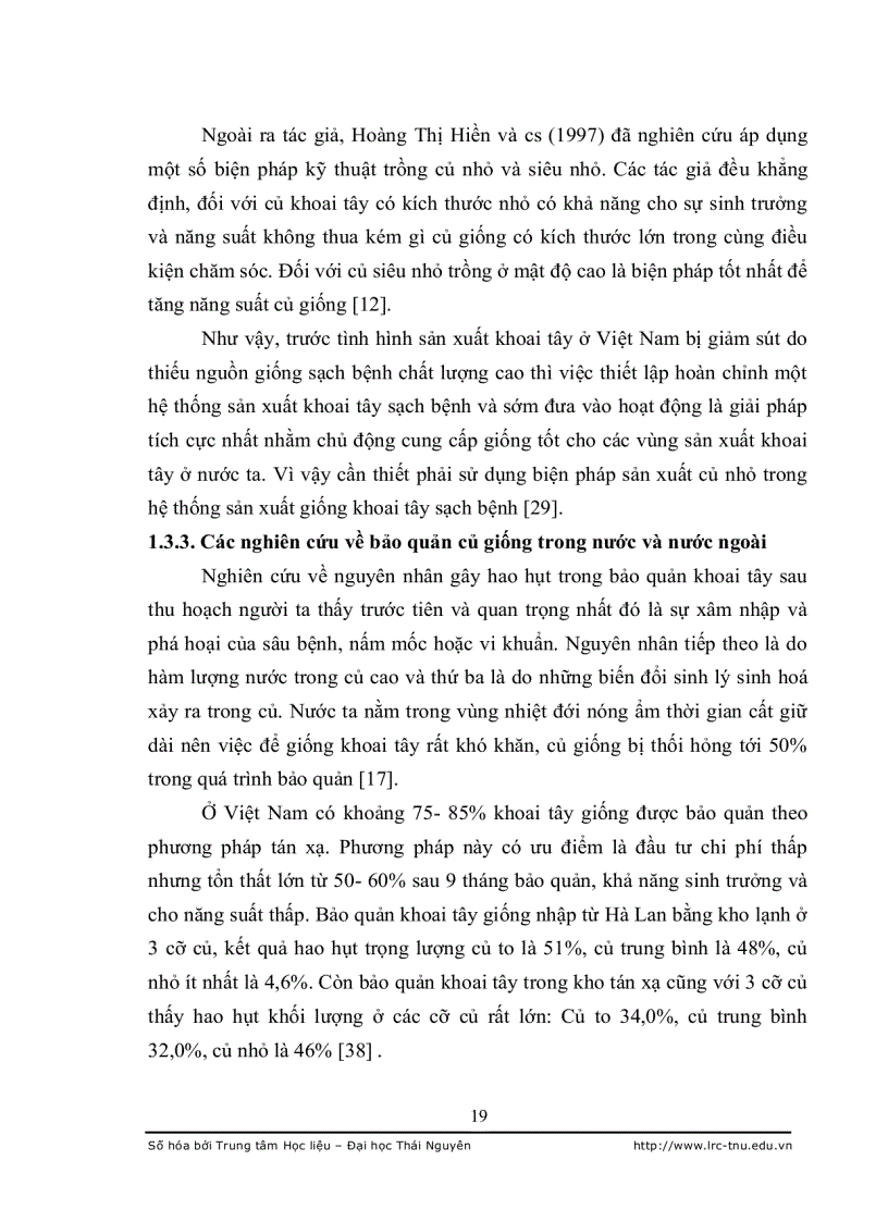 image for page Nghiên cứu đặc điểm sinh lý hiệu quả tạo củ khoai tây bi in vitro và trồng thử nghiệm tại Thái Nguyên