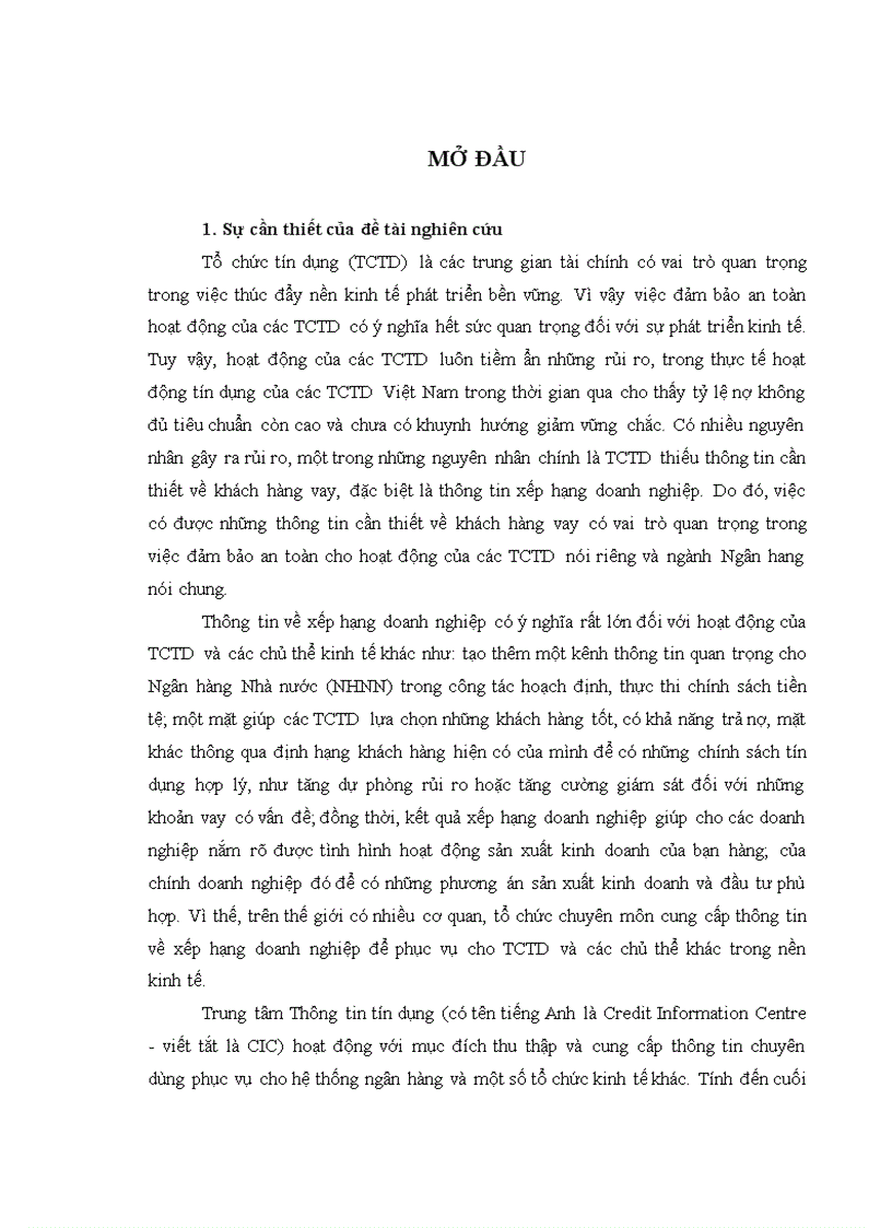 image for page Hoàn thiện xếp hạng doanh nghiệp tại Trung tâm Thông tin tín dụng Ngân hàng Nhà nước Việt Nam