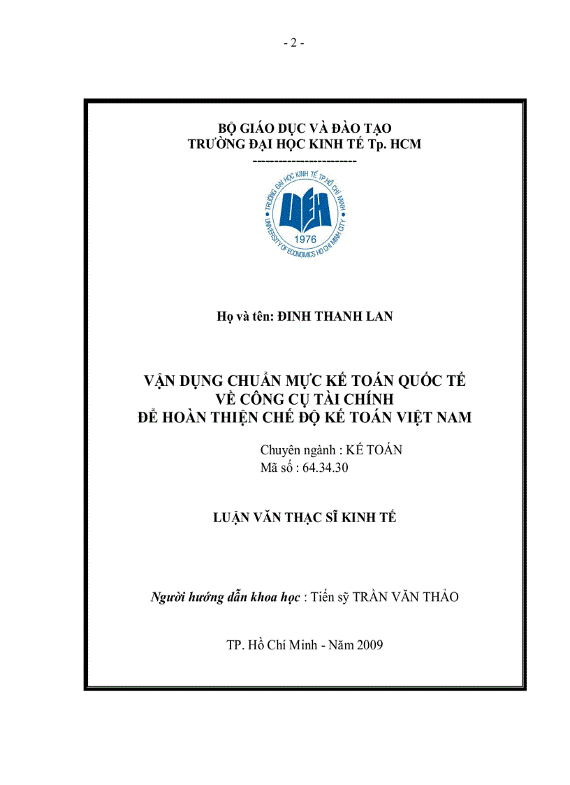 image for page Vận dụng chuẩn mực kế toán quốc tế về công cụ tài chính để hoàn thiện chế độ kế toán Việt Nam