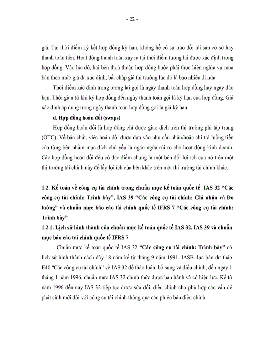 image for page Vận dụng chuẩn mực kế toán quốc tế về công cụ tài chính để hoàn thiện chế độ kế toán Việt Nam