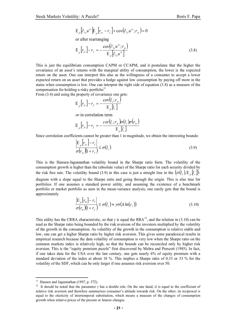 image for page Stock market volatility A puzzle
