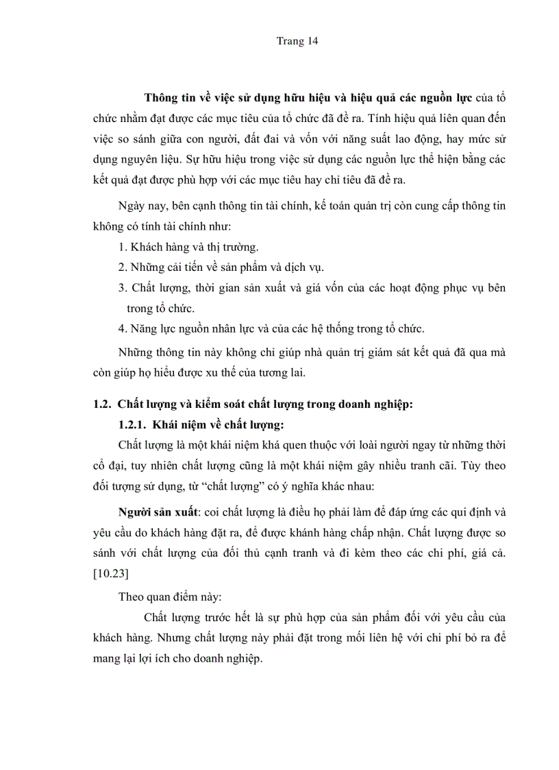 image for page Vận dụng kế toán quản trị vào việc kiểm soát chất lượng toàn diện tại các doanh nghiệp sản xuất giày dép ở TP HCM