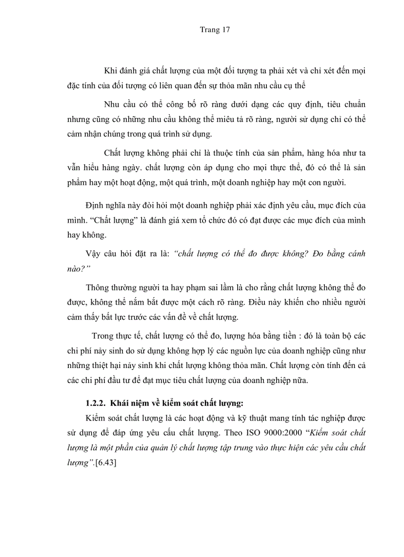 image for page Vận dụng kế toán quản trị vào việc kiểm soát chất lượng toàn diện tại các doanh nghiệp sản xuất giày dép ở TP HCM