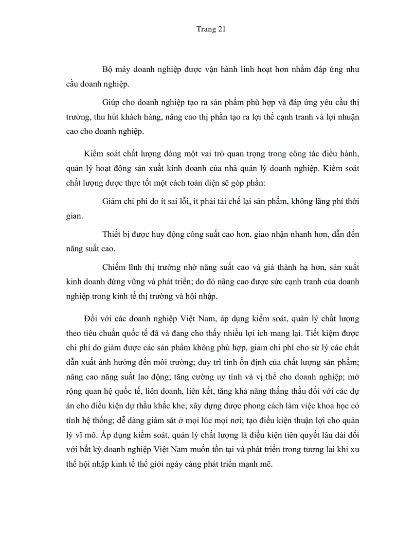 image for page Vận dụng kế toán quản trị vào việc kiểm soát chất lượng toàn diện tại các doanh nghiệp sản xuất giày dép ở TP HCM
