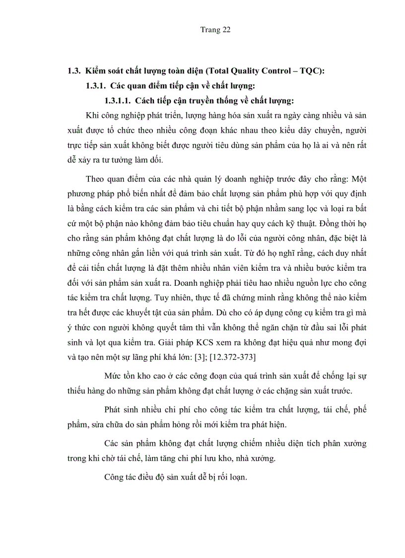 image for page Vận dụng kế toán quản trị vào việc kiểm soát chất lượng toàn diện tại các doanh nghiệp sản xuất giày dép ở TP HCM