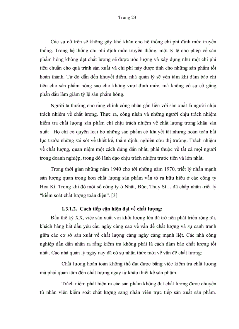 image for page Vận dụng kế toán quản trị vào việc kiểm soát chất lượng toàn diện tại các doanh nghiệp sản xuất giày dép ở TP HCM