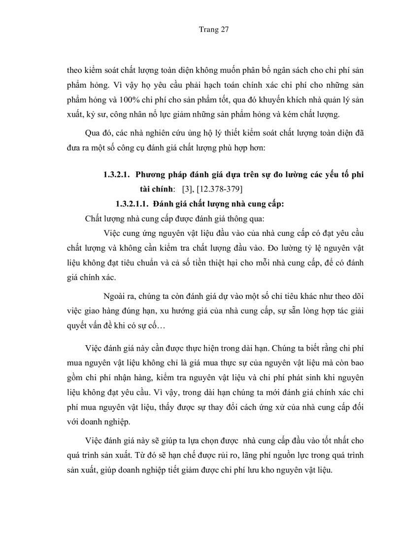 image for page Vận dụng kế toán quản trị vào việc kiểm soát chất lượng toàn diện tại các doanh nghiệp sản xuất giày dép ở TP HCM