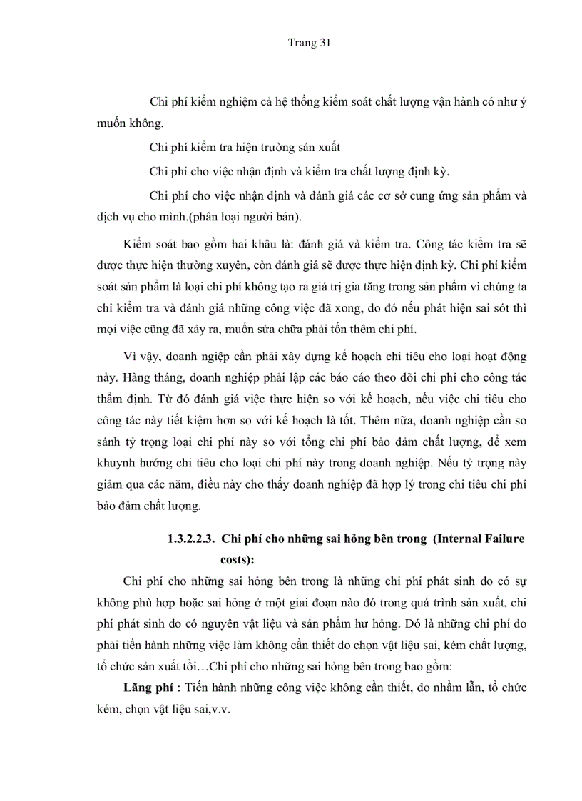 image for page Vận dụng kế toán quản trị vào việc kiểm soát chất lượng toàn diện tại các doanh nghiệp sản xuất giày dép ở TP HCM
