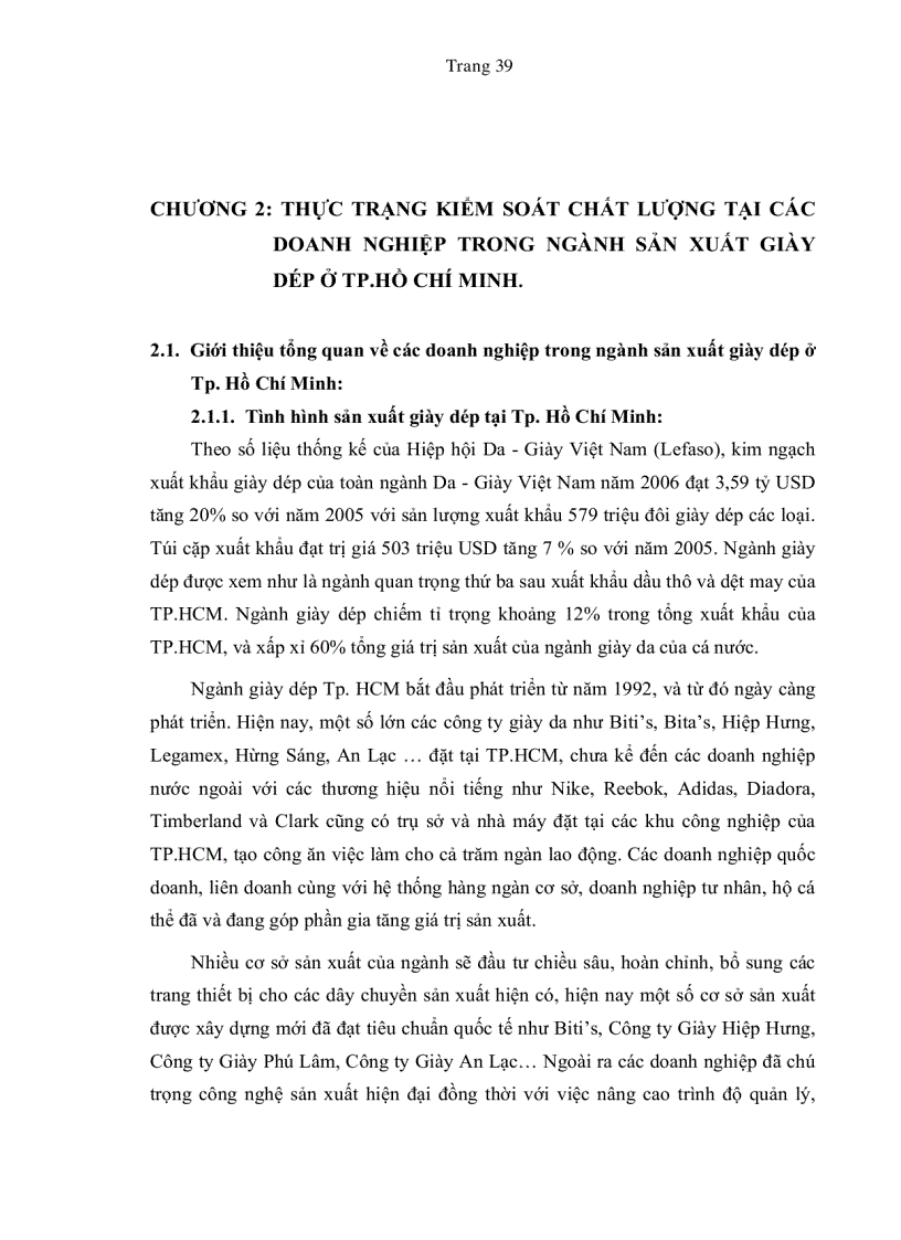 image for page Vận dụng kế toán quản trị vào việc kiểm soát chất lượng toàn diện tại các doanh nghiệp sản xuất giày dép ở TP HCM