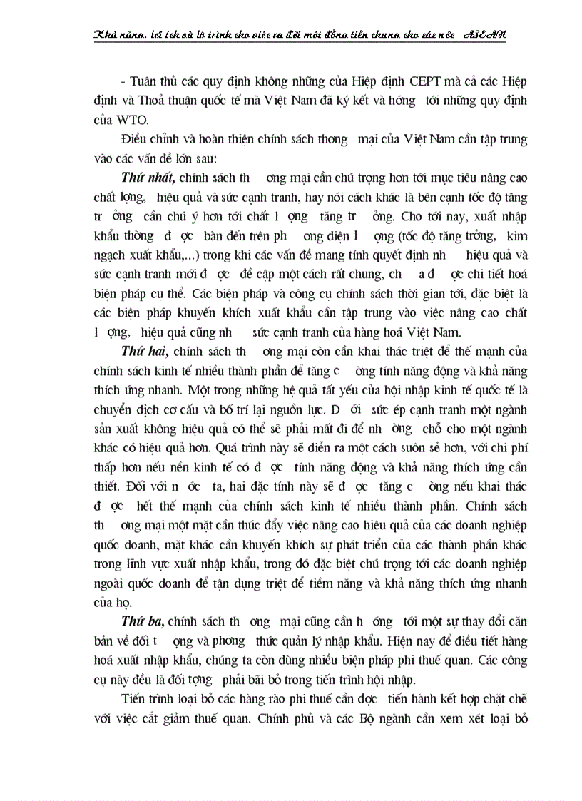image for page Khả năng lợi ích và lộ trình của việc ra đời một đồng tiền chung cho các nước ASEAN