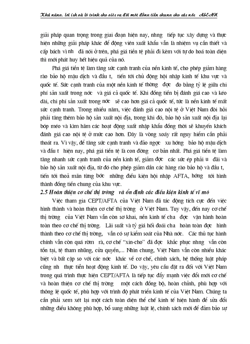 image for page Khả năng lợi ích và lộ trình của việc ra đời một đồng tiền chung cho các nước ASEAN