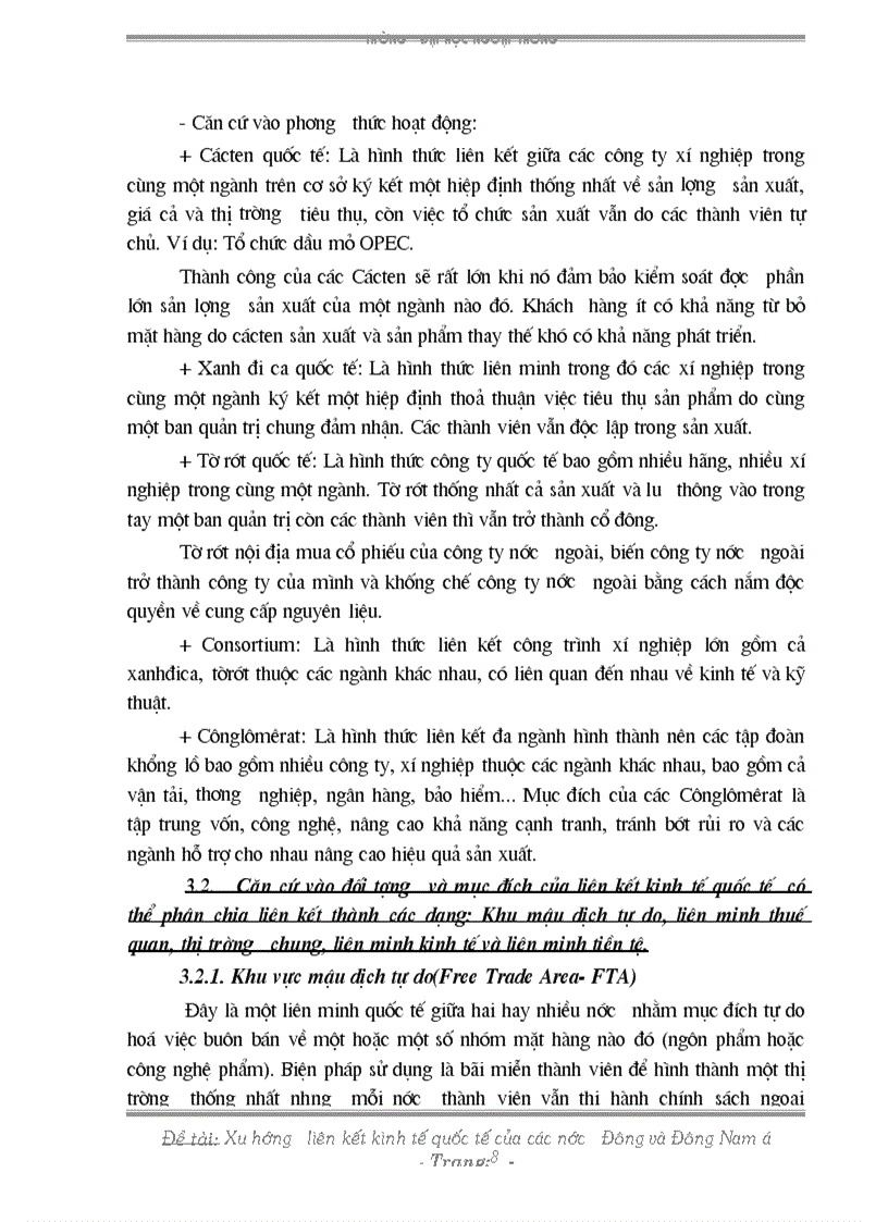 image for page Xu hướng liên kết kinh tế quốc tế của các nước Đông và Đông nam á