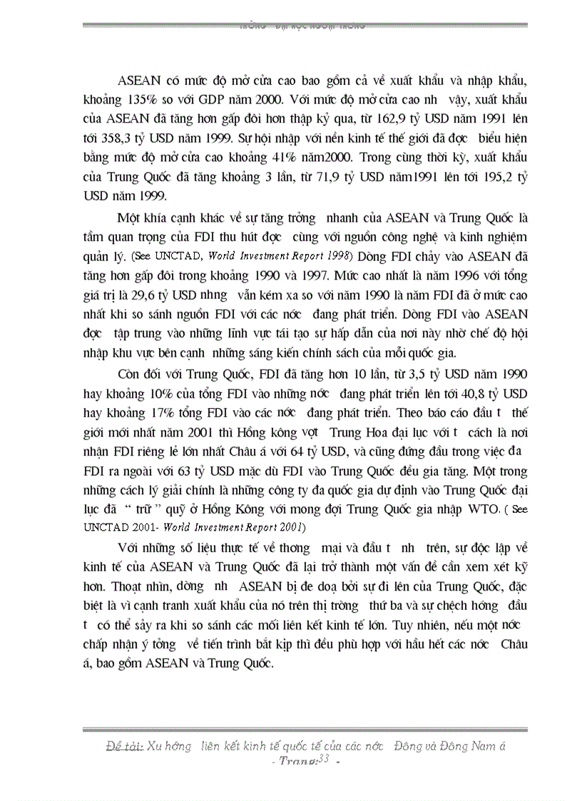 image for page Xu hướng liên kết kinh tế quốc tế của các nước Đông và Đông nam á